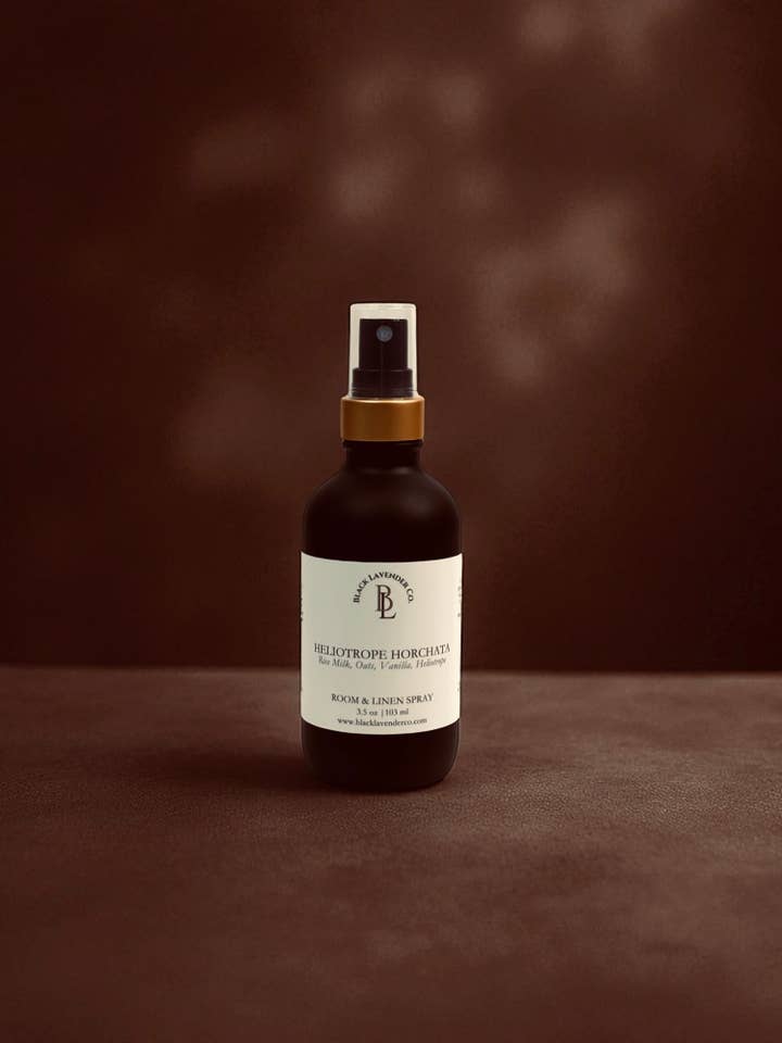 Heliotrope Horchata - Room + Linen Spray for wholesale by Black Lavender Co.