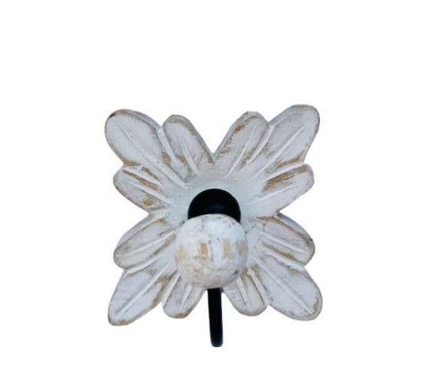 Status Collections – wholesale Wall hook – Single Wooden Flower Hook0