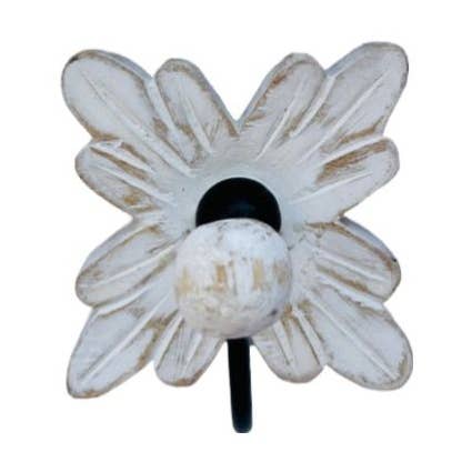 Status Collections – wholesale Wall hook – Single Wooden Flower Hook0