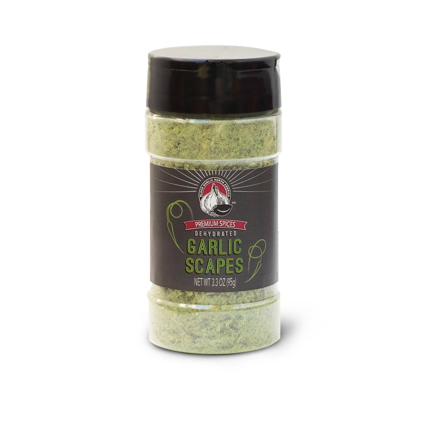 Eastern Shore Products - Wholesale Dried Spice - Garlic Scape Powder - 3.3oz. Shaker (USA) Unique Mild Garlic