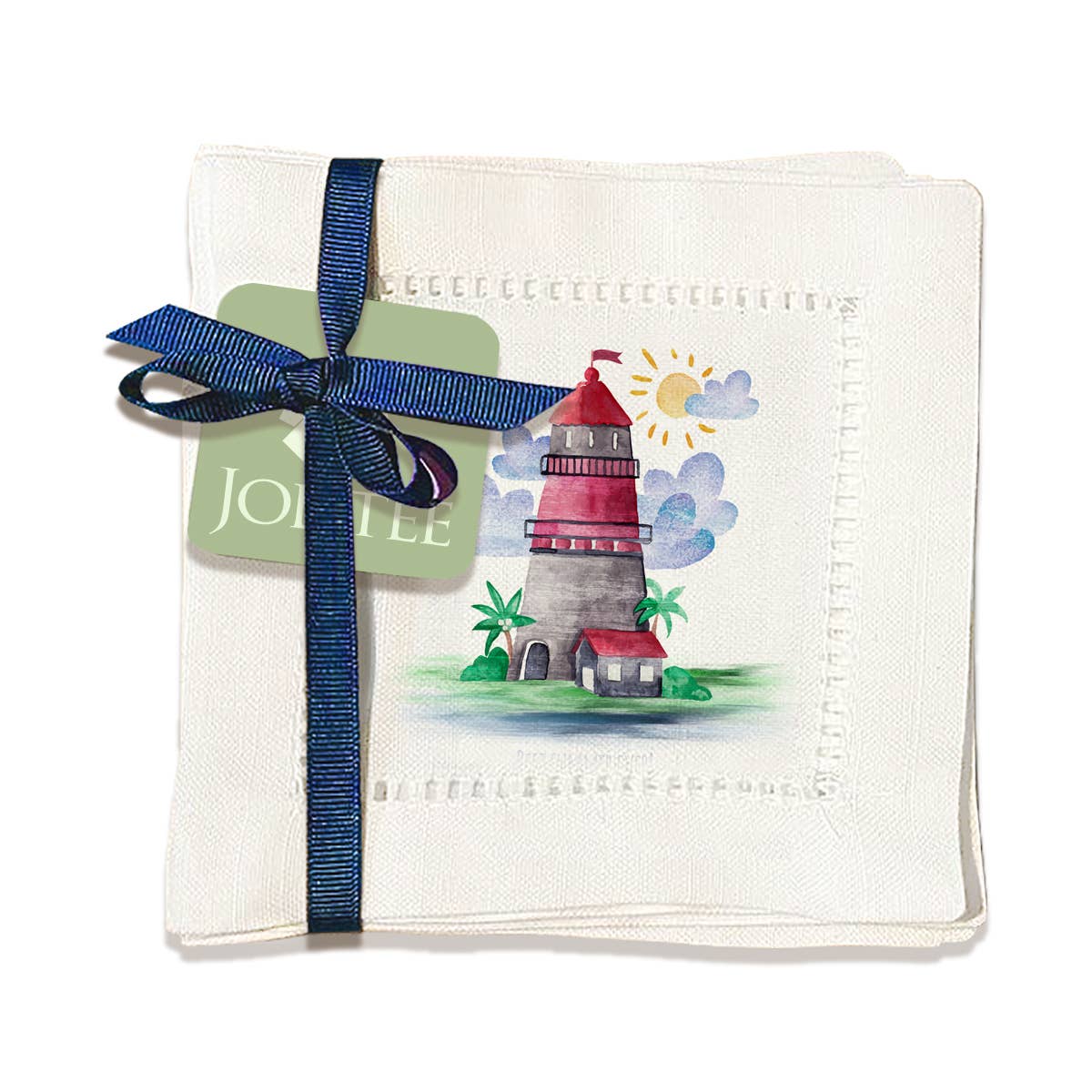 Jolitee - Wholesale Dinner & Cloth Napkin - Hemstitch Napkins - Nautical, Four Styles to Choose From2