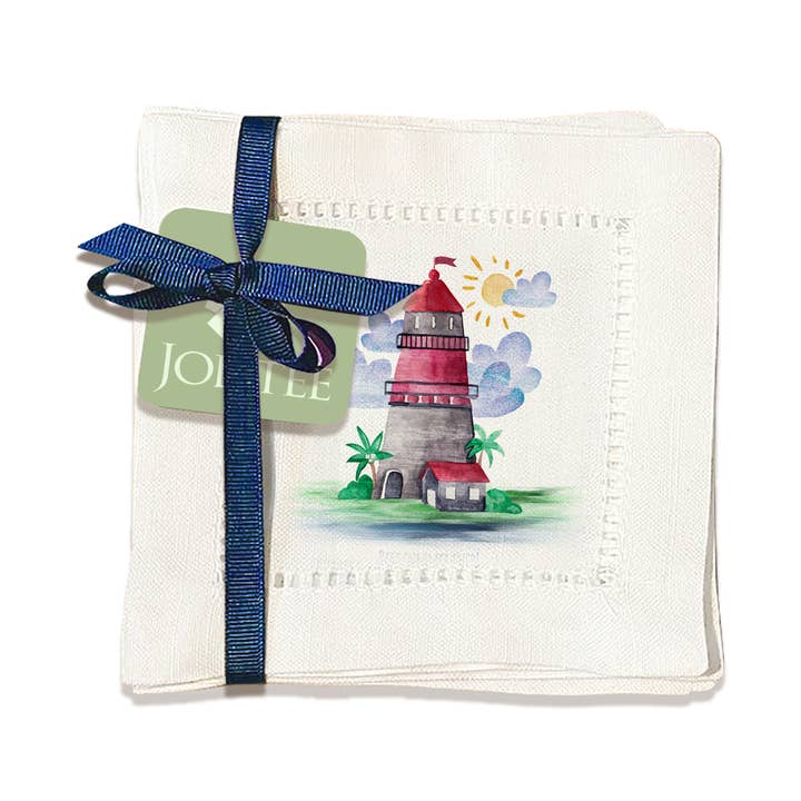 Jolitee - Wholesale Dinner & Cloth Napkin - Hemstitch Napkins - Nautical, Four Styles to Choose From2