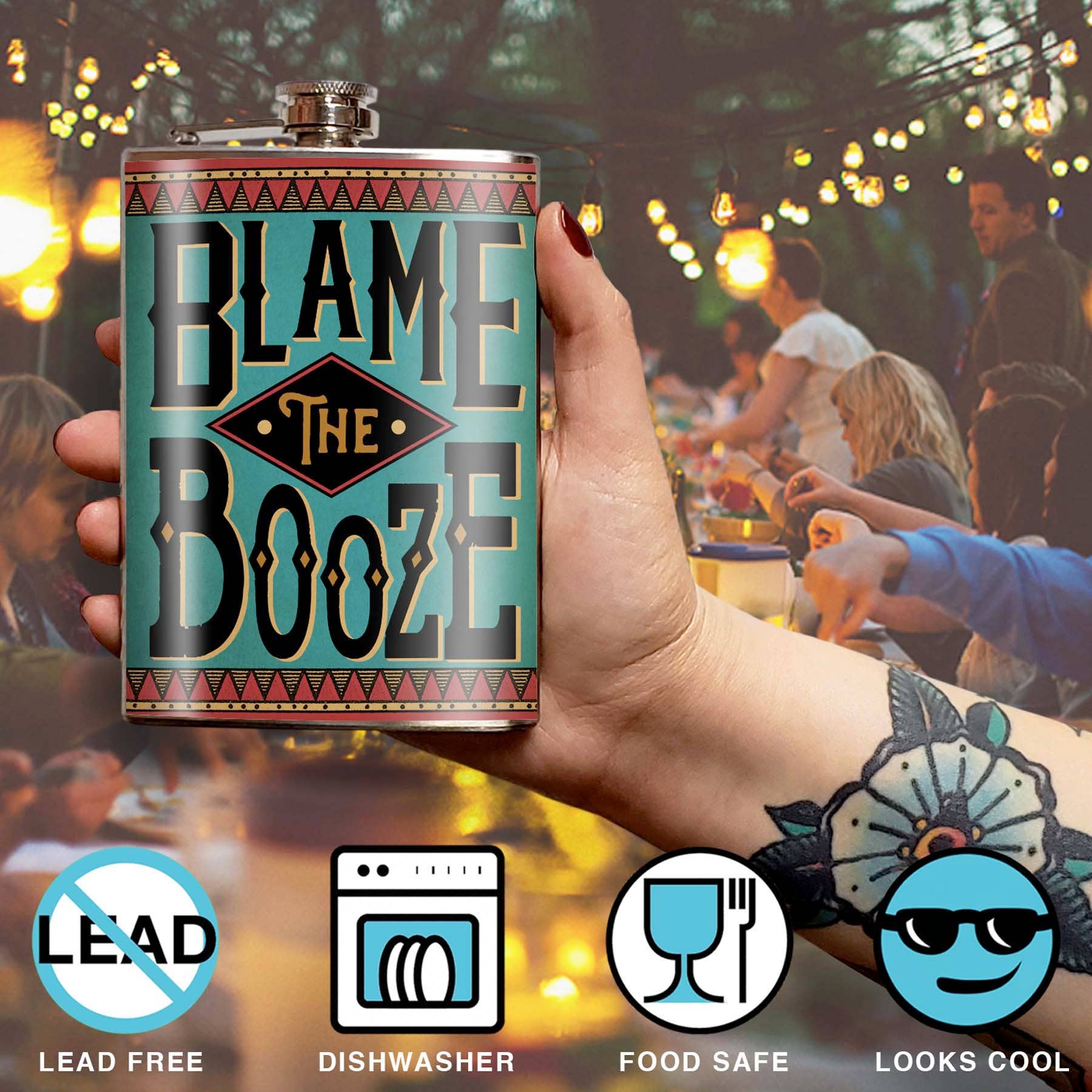 Lucky Jack - Wholesale Flask - Flask - Blame the Booze2