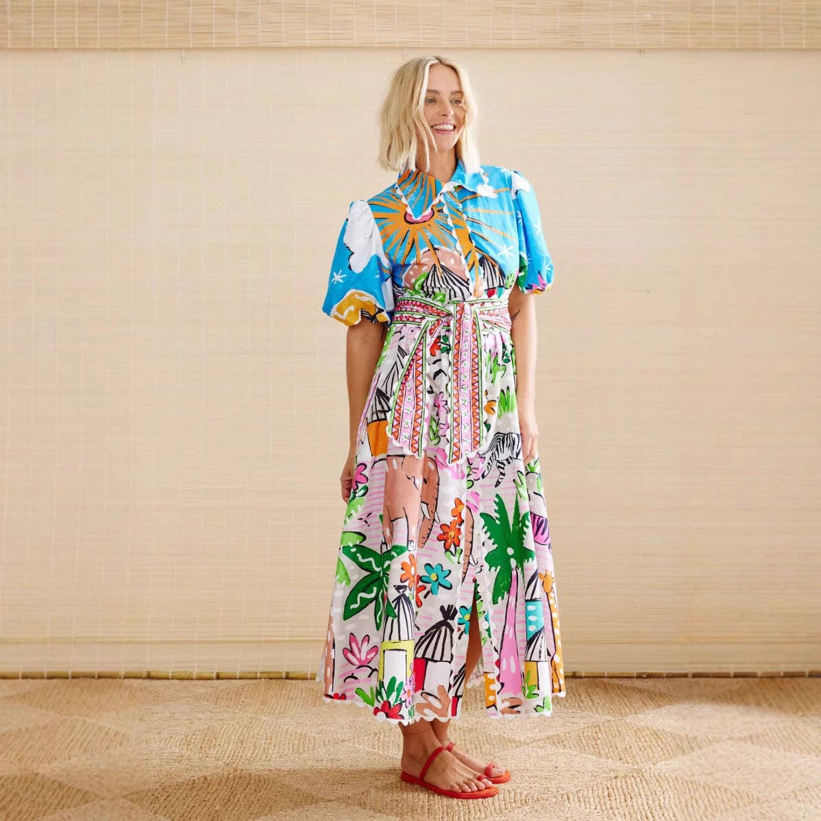 Pattern 2025 NEW Linen Print Dress EuroStyle for Beyond  for wholesale on Faire11