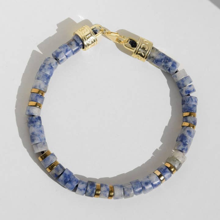 Armband MANTRA | SODALIET | 925 ZILVER voor wholesale door ROCK & STEEL
