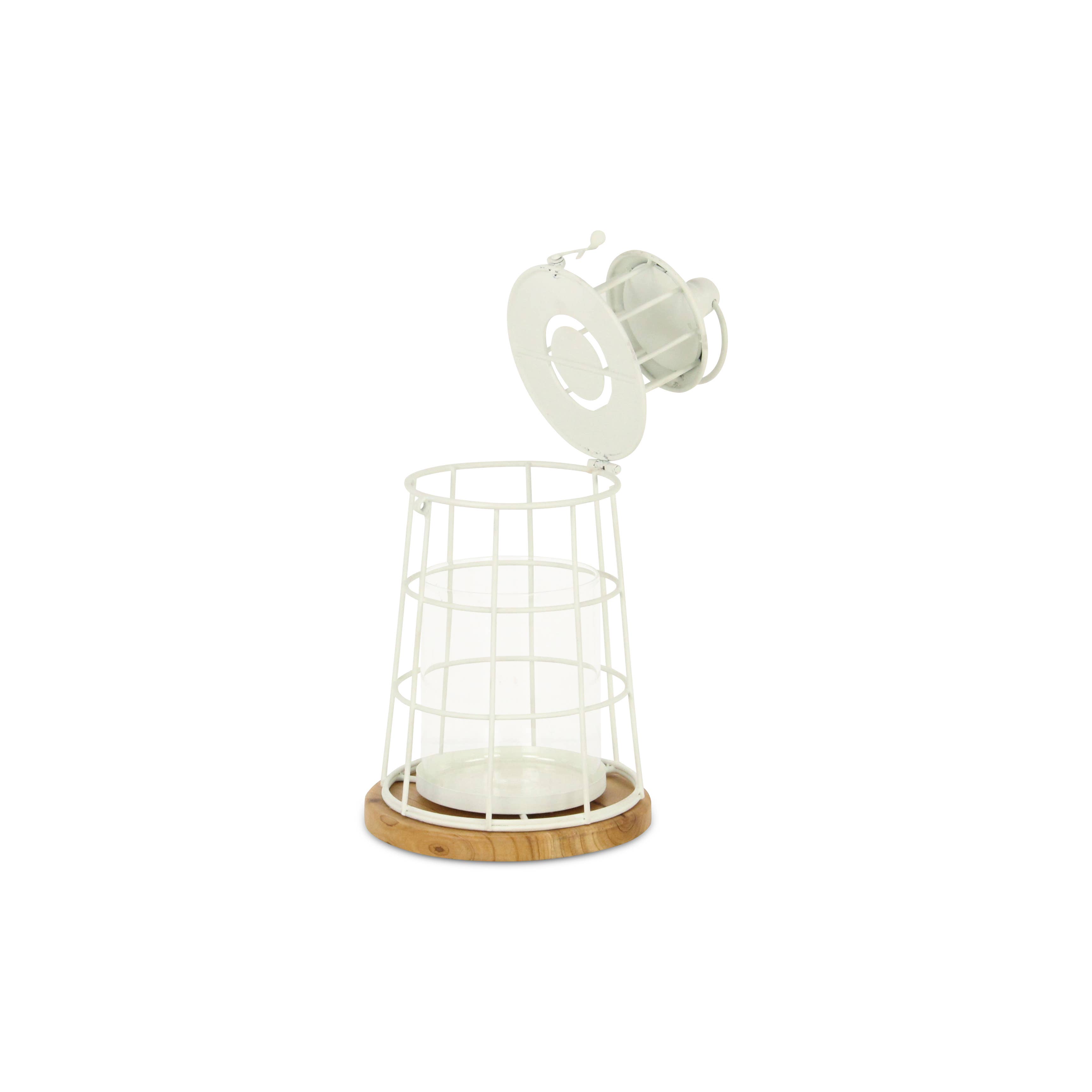 Cheungs Home Decor - Wholesale Lantern - Caler White Lighthouse Styled Metal Lantern13