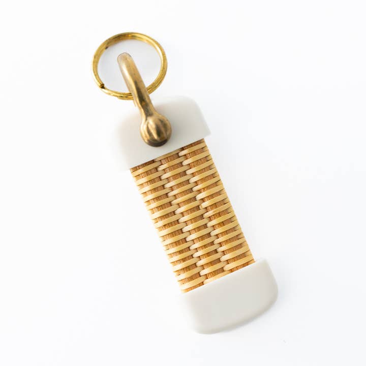 The Summer House Keychain for wholesale by Whale Tail Weaving