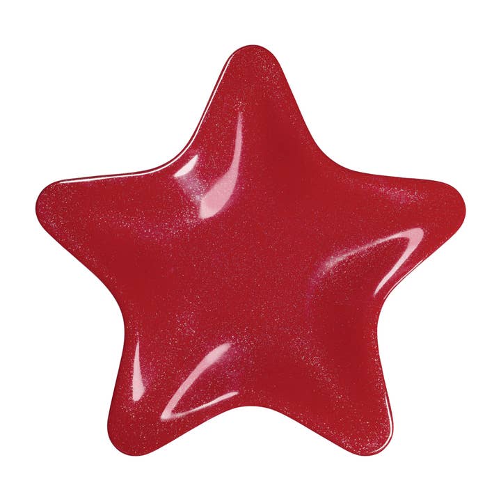 Twinkle Dust 8" Melamine Star Shape Plate for wholesale by Supreme Housewares