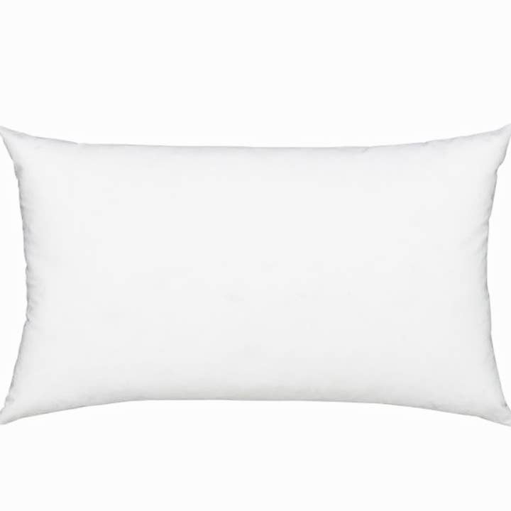 Fennco Styles - Wholesale Pillow Insert - Polyfill Rectangular White Fluffy Pillow Insert0