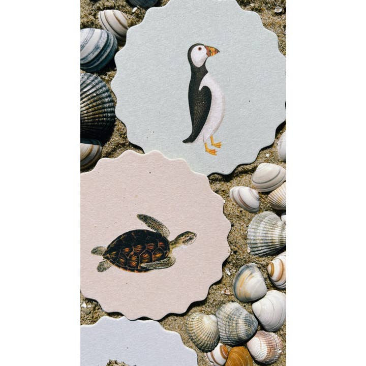 30x40 - Wholesale Coasters - Coaster Set Good Vibes 🍀🐓🐢 UPDATE - New Designs9