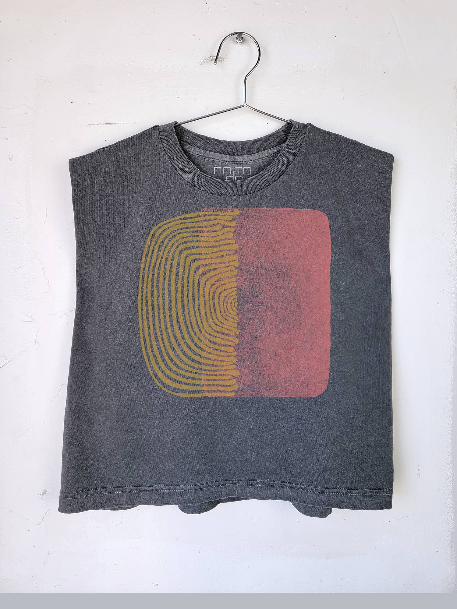 Go To Devil – T-shirt estampada - Mulher por atacado – T-shirt de musculatura pesada de duas partes para mulher4