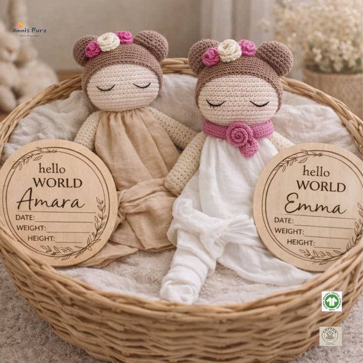 Algodón Orgánico Crochet 'Luna la Princesa Durmiente' para venta al por mayor de Omnis Pura