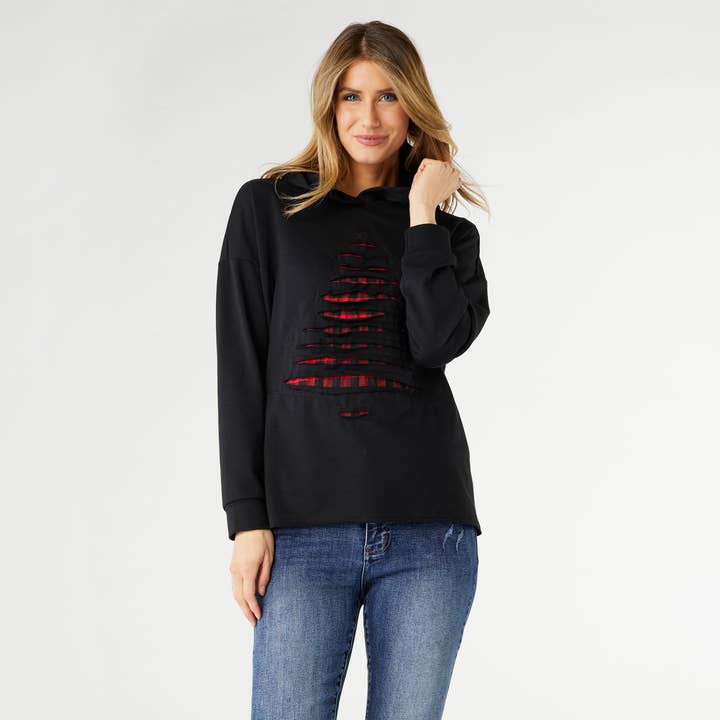 COCO + CARMEN - Wholesale Hoodie - Women's - Spruce Hooded Top