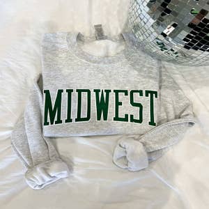 Midwest Sweatshirt, Preppy Crewneck, Preppy Pfp, Minnesota, Illinois,  Michigan, Iowa, Midwestern Varsity Sweater, Heartland, Midwesterner -   Canada