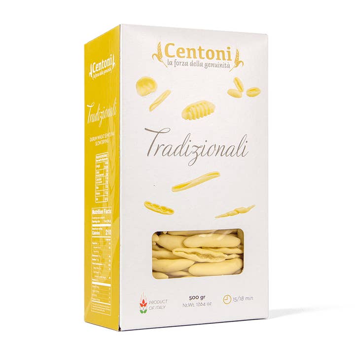 Fagiolini 500 g (artisanal shape) for wholesale by Pasta Centoni - Lorè S.r.l.