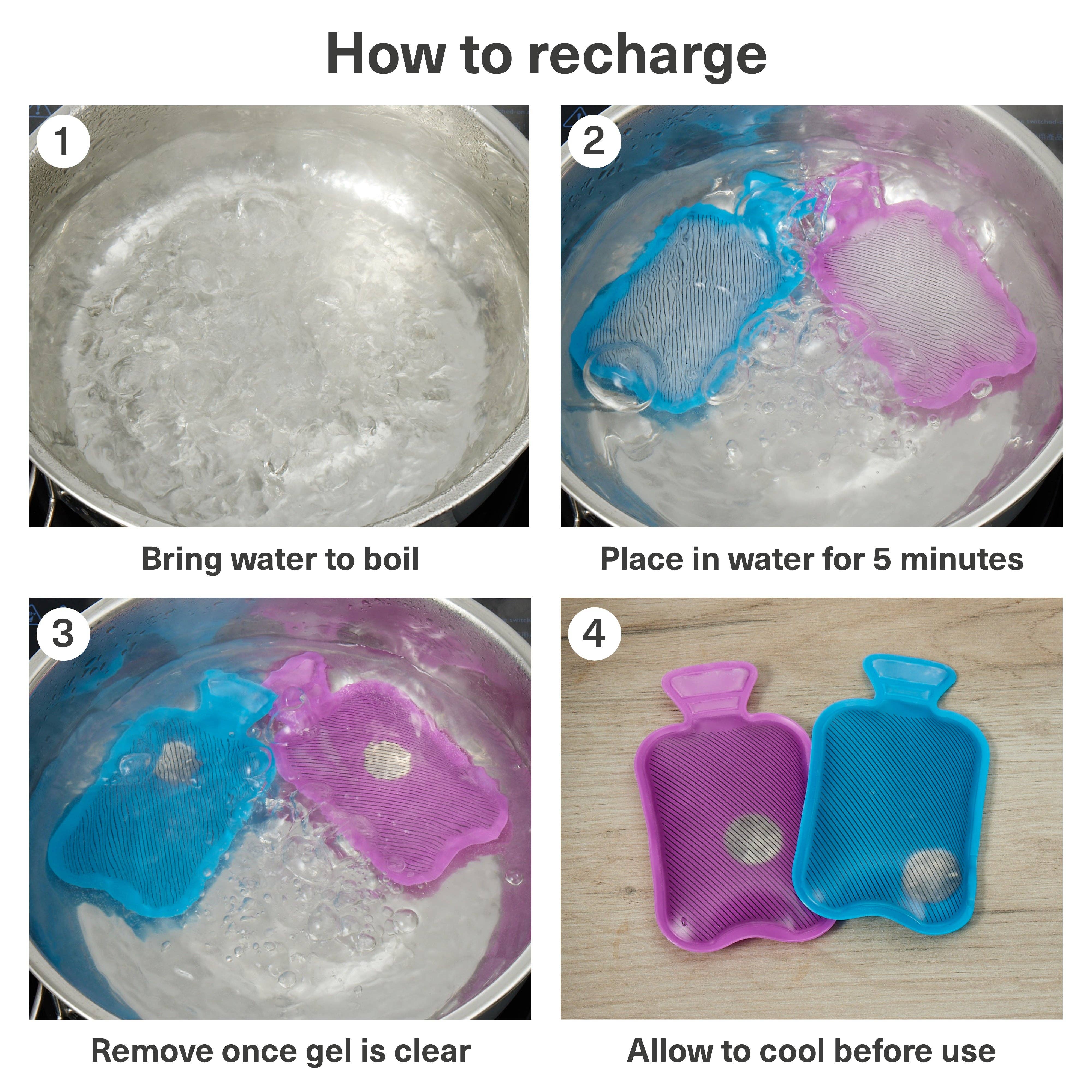 Bramble - Vendita all'ingrosso Impacchi caldi/freddi - Set da 5 mini scaldamani a borsa dell’acqua calda3