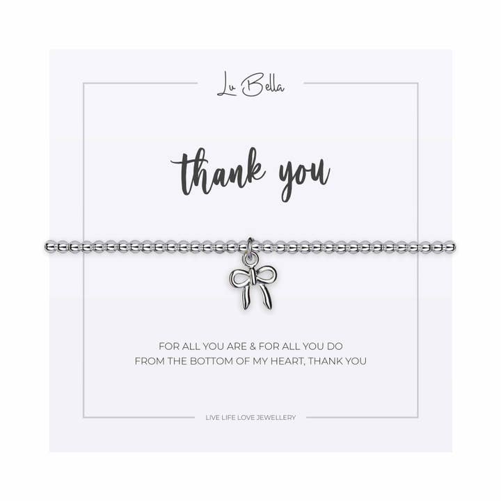 Thank You Bracelet | Gifts - Comes in Beautiful Packaging for wholesale by Lu Bella
