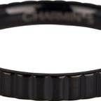 R360 Ring Black 'Serrated Steel' for wholesale by Charmin's Ringen