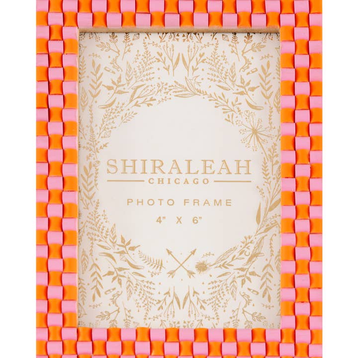Shiraleah - Wholesale Picture Frame - VIVA 4" X 6" CHECK PICTURE FRAME