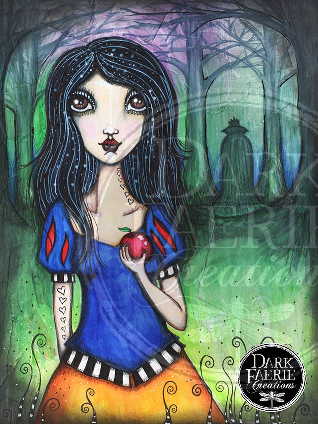 Snow White - Signed 8x10 Print for wholesale by Dark Faerie Creations
