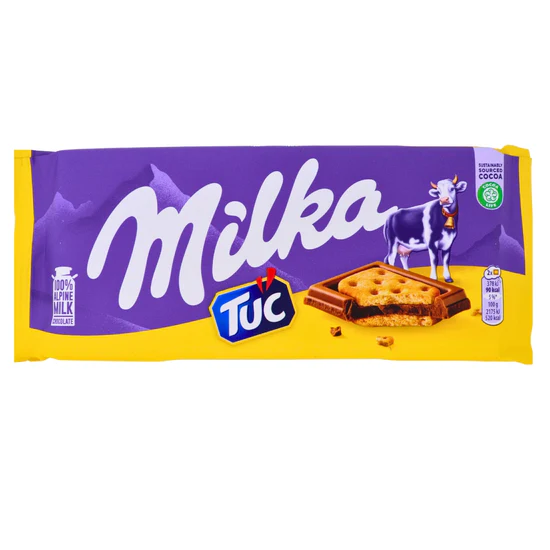 Phoenix Distributions – Großhandel Schokoriegel – MILKA - Tuc Cracker 87 Gramm 18 Stück1