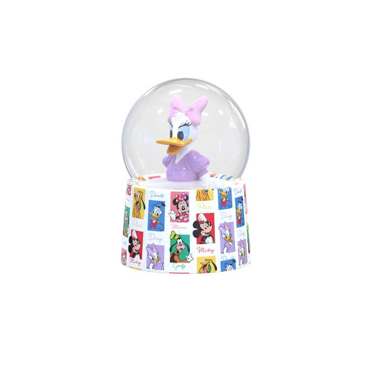 Disney Daisy Duck Boxed 45mm Light Up Snow Globe for wholesale by Silver Buffalo