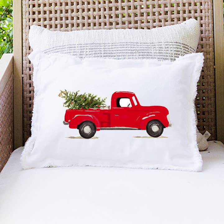 Almohada lumbar de árbol de Navidad para venta al por mayor de Rustic Marlin