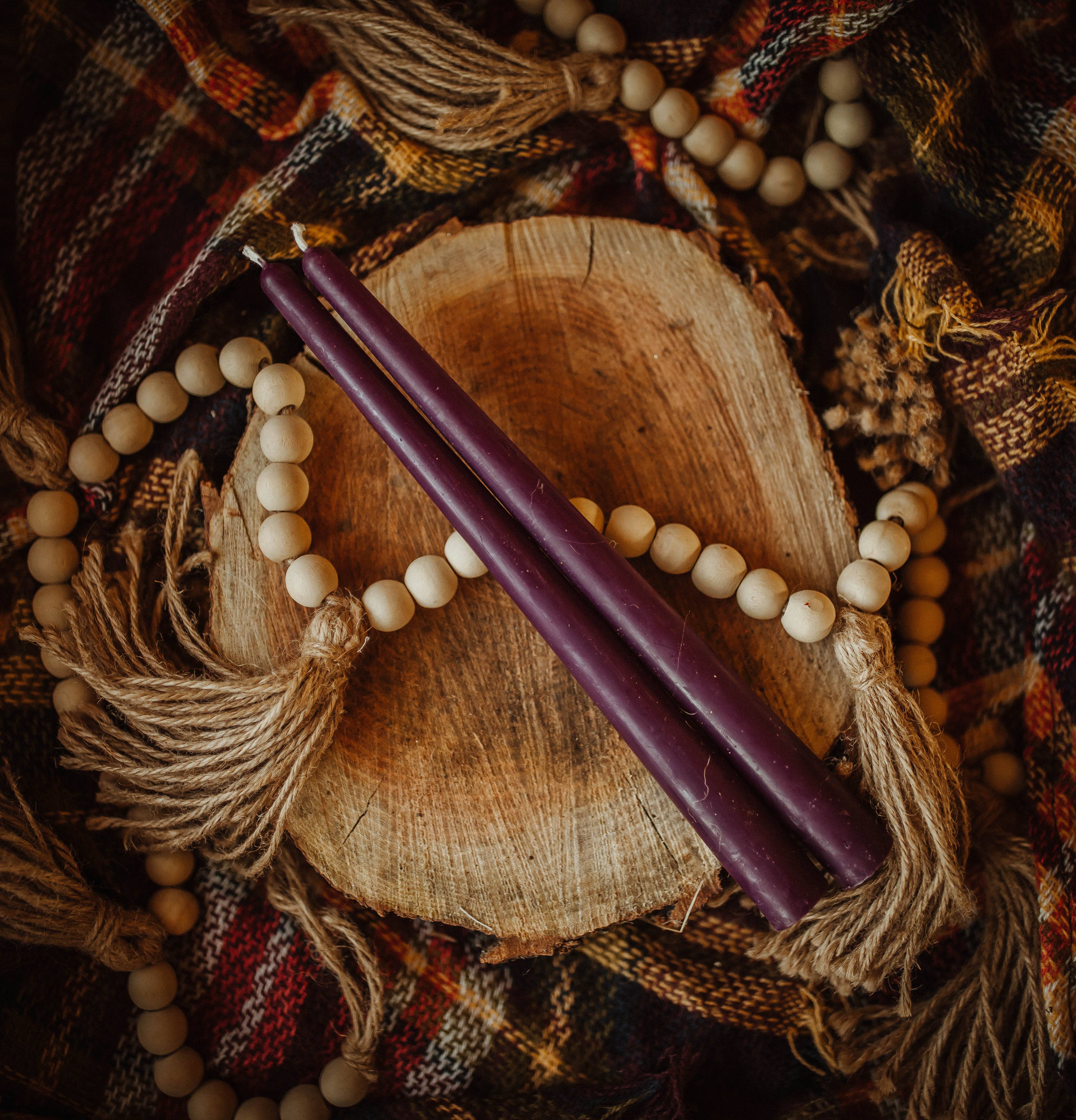 The Holton Homestead - Wholesale Taps toelopende kaars/kandelaar - Conische kaars van bijenwas1