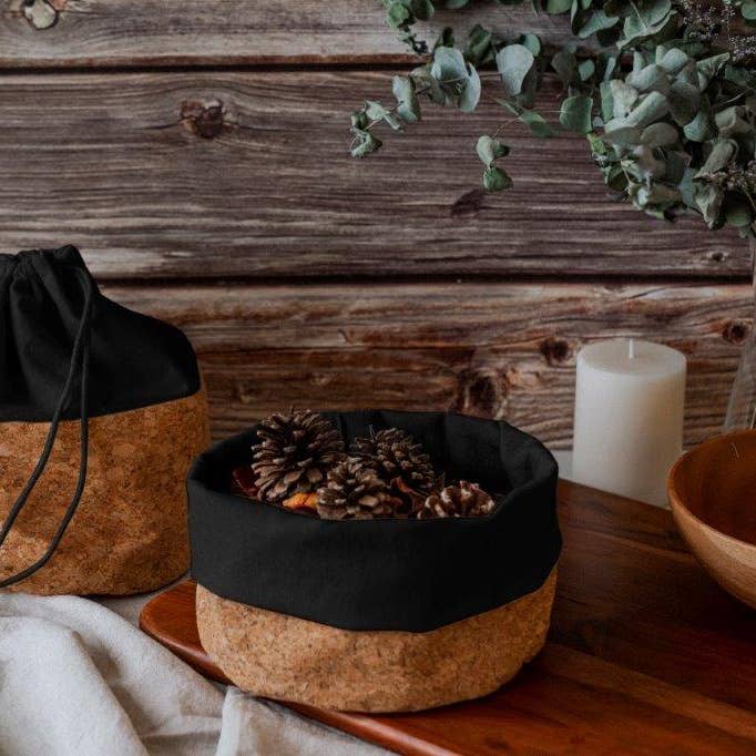 Bread bag - Fruit basket S with black cord for wholesale by NUTS Innovations