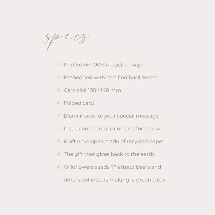 Axel & Ash - Wholesale Everyday greeting card - PLANTABLE Greeting Card || SENILE - 6Pack2