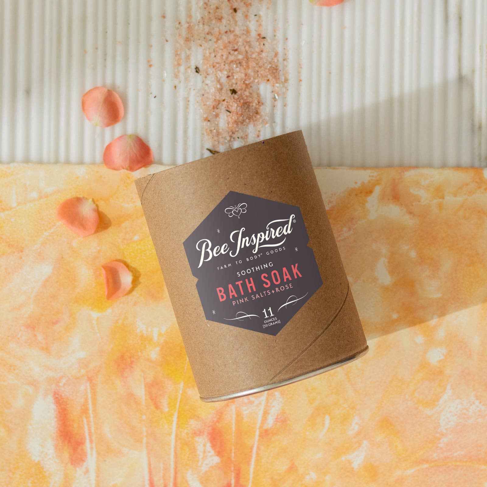 Bee Inspired - Wholesale Bath Soak/Milk - Mineral Rich Bath Soak | 11oz Hand-Blended Bath Salts4