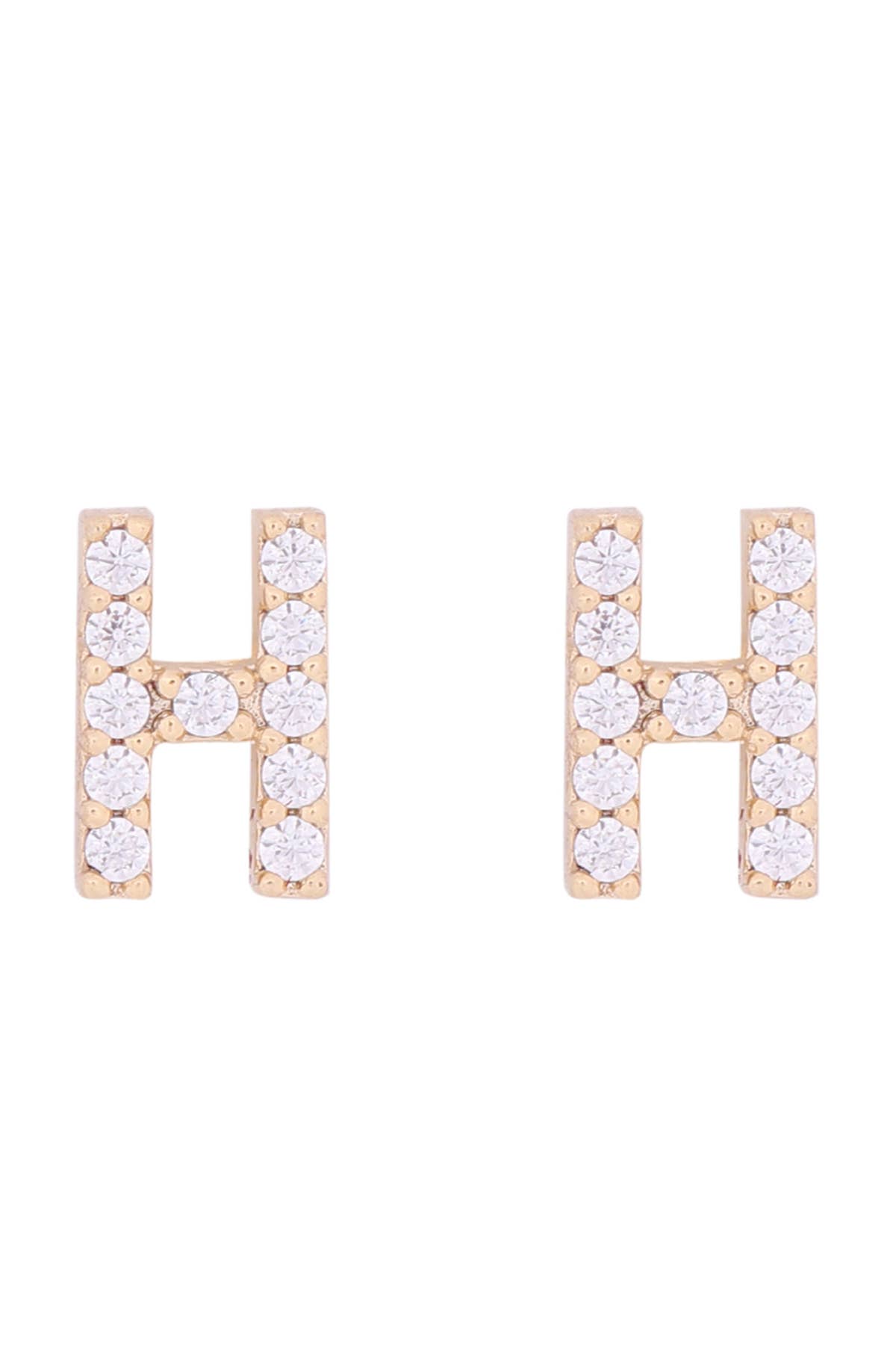 MYS Wholesale Inc - Wholesale Stud/Post Earrings - Cubic Zirconia Initial Earrings15