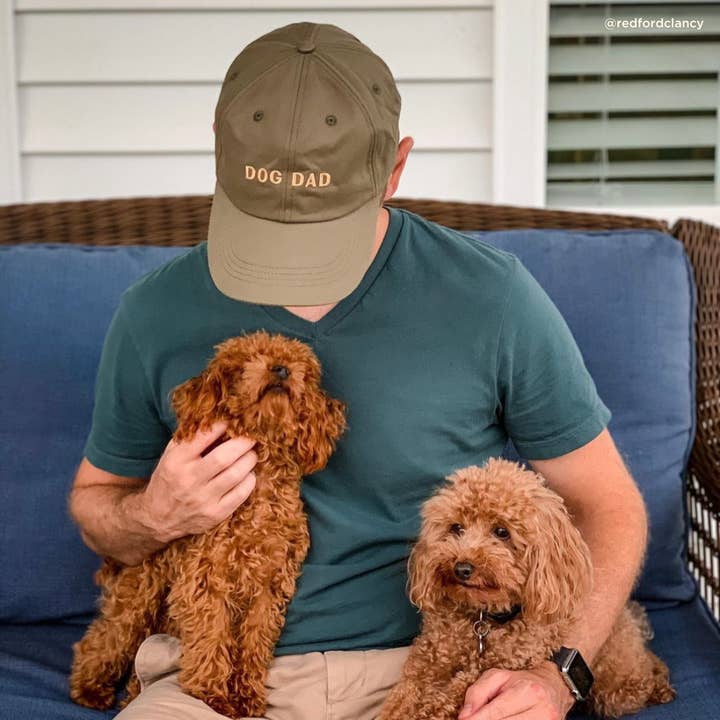 Lucy & Co. - Wholesale Baseball Cap - Men's - Olive Dog Dad Hat1