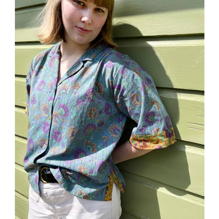 Little Journeys Chicago - Wholesale Button Down Shirt - Women's - Opal Blouse