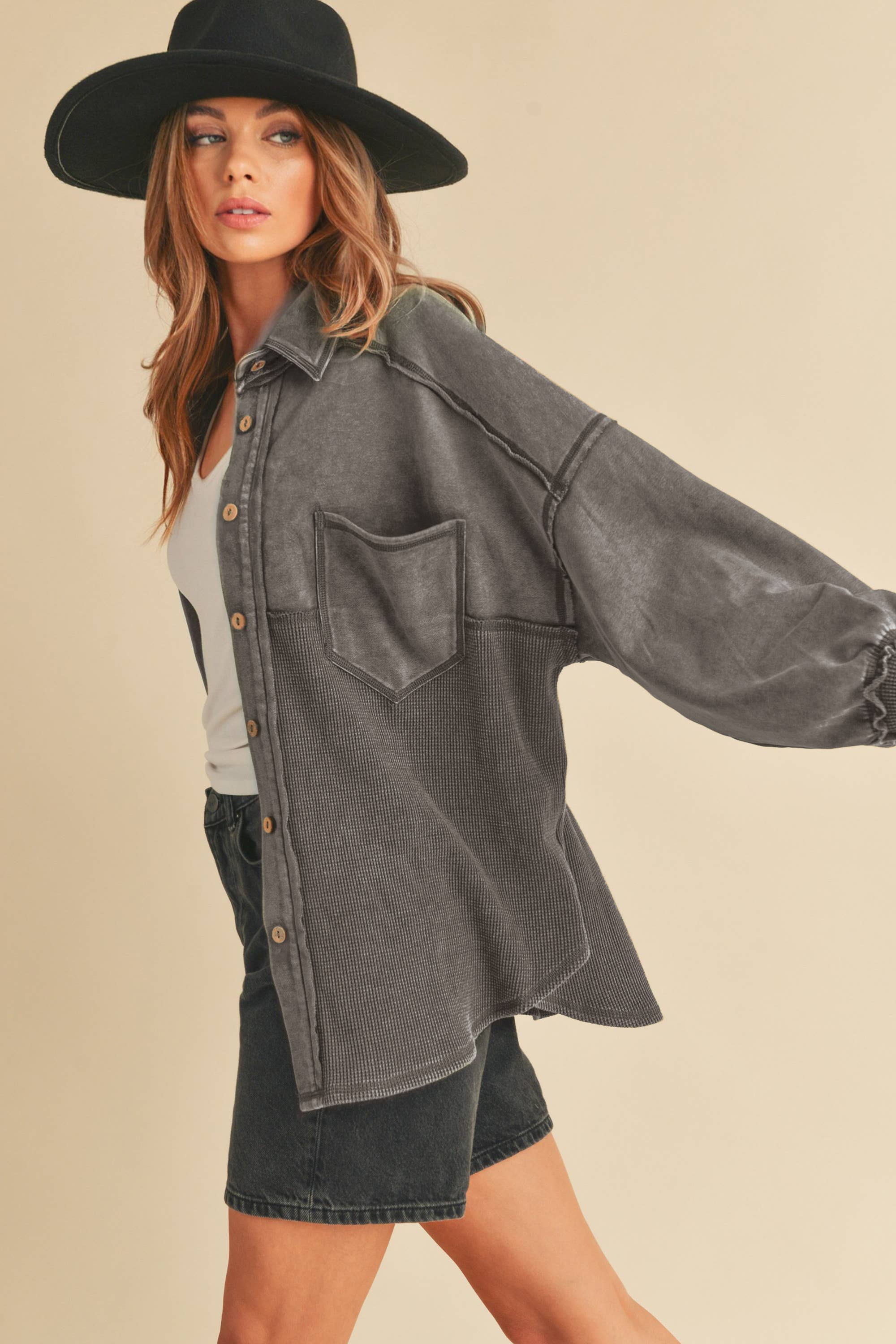 AEMI + CO - Wholesale Denim Jacket - Women's - 576BK Judie Jacket37