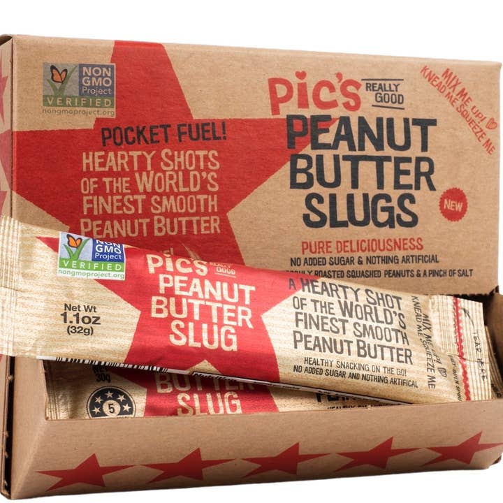 Peanut Butter Slugs (20 Units) for wholesale by Pic's Peanut Butter