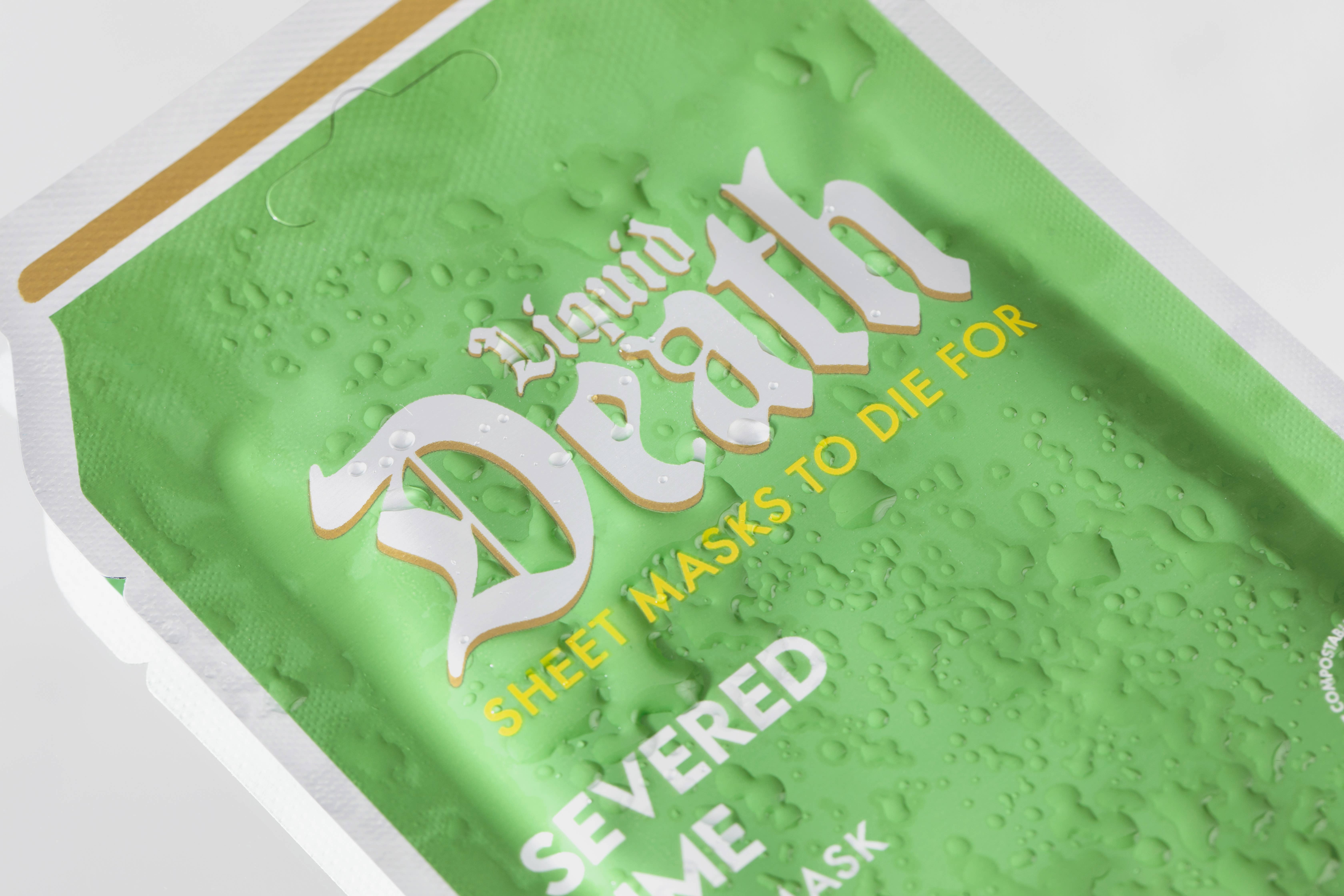 ESW Beauty - Wholesale Skincare Face Mask - Severed Lime Liquid Death Revitalizing Face Mask2