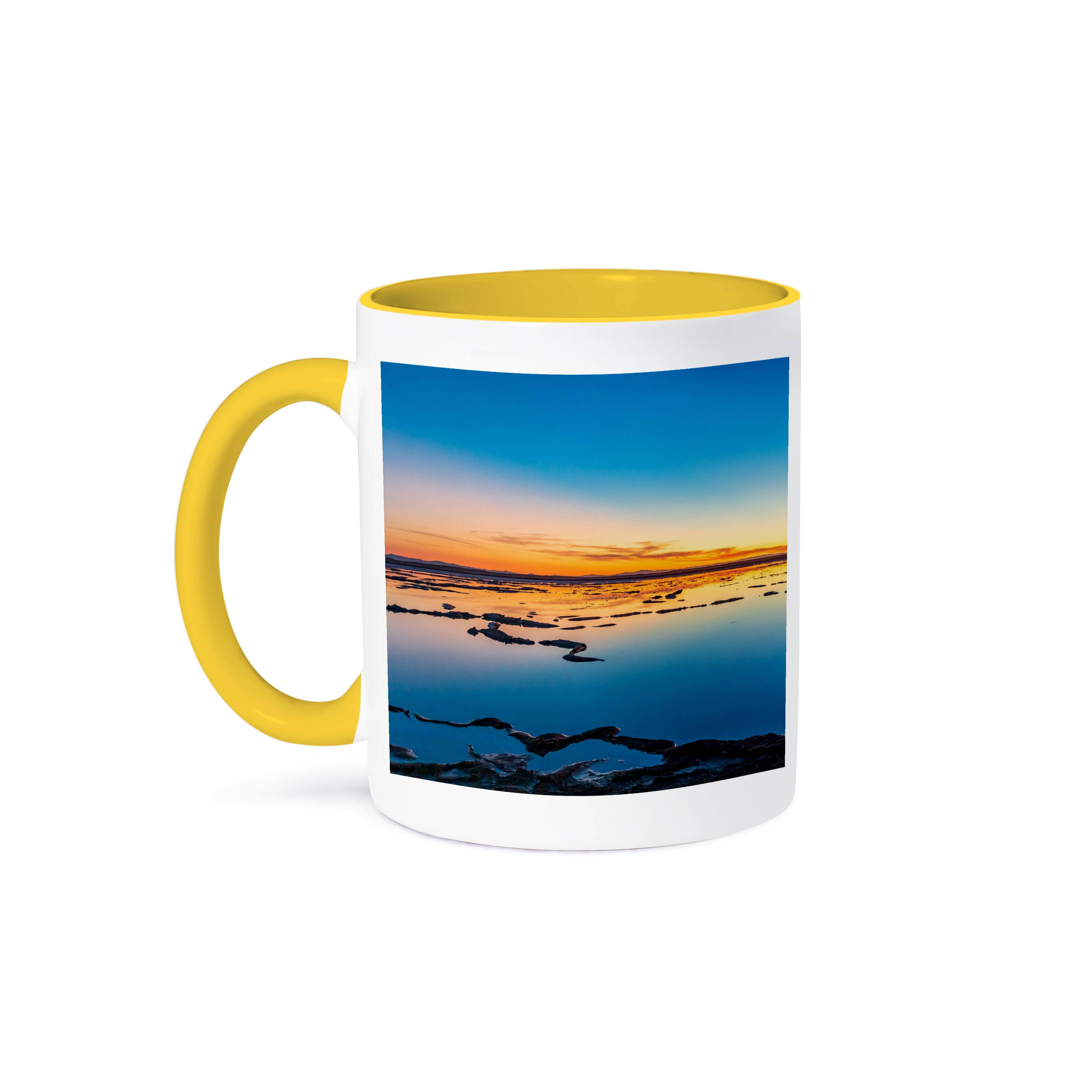 3dRose - Wholesale Koffiemok - 3dRose, Guerrero Negro, Baja California Sur, Mexico. Zoutvijvers bij zonsondergang 2., Mok0