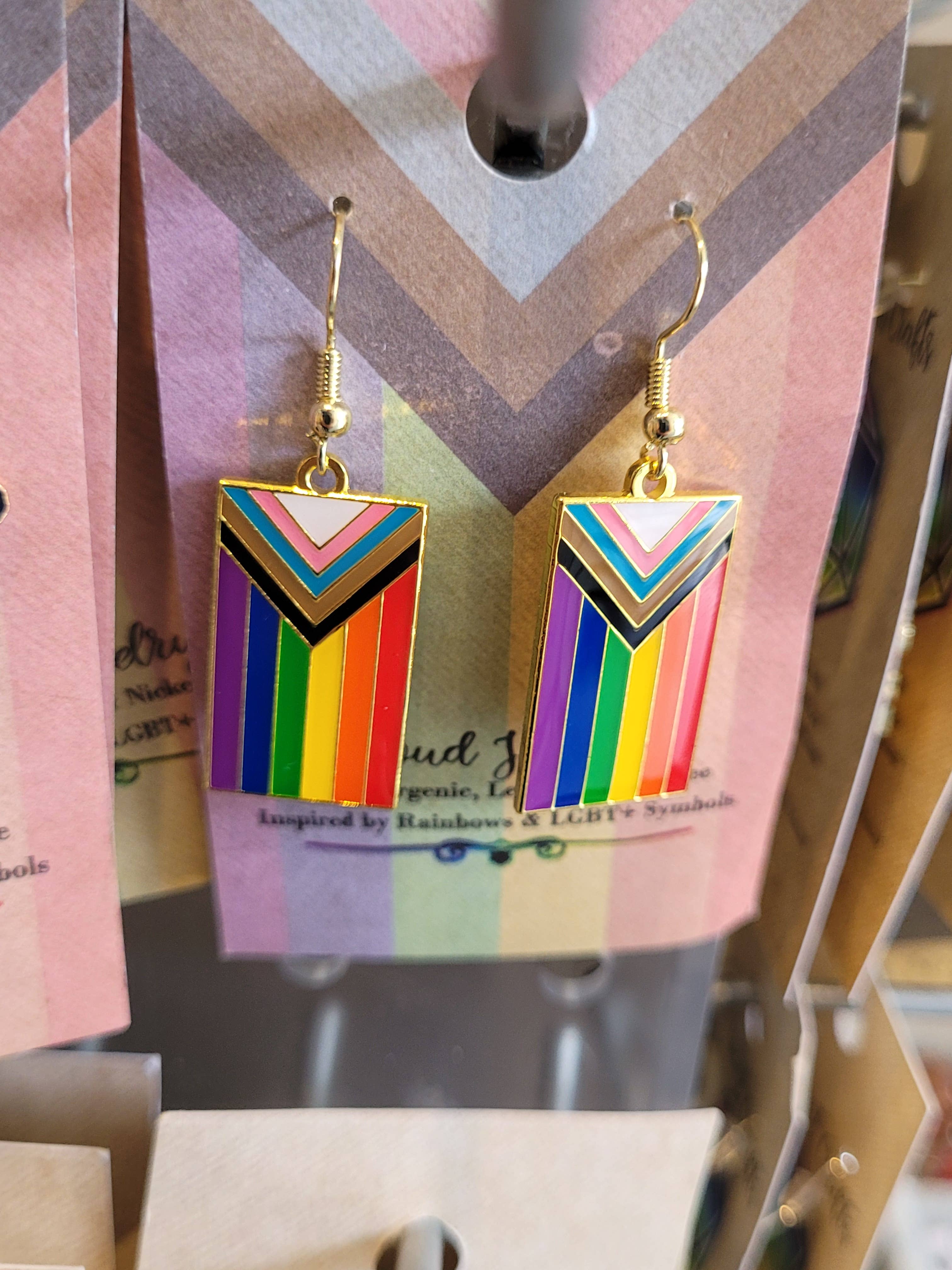 Con-Quest Crafts – wholesale Smycken – Rainbow Pride Örhängen & Halsband - LGBTQIA+-inspirerade 11