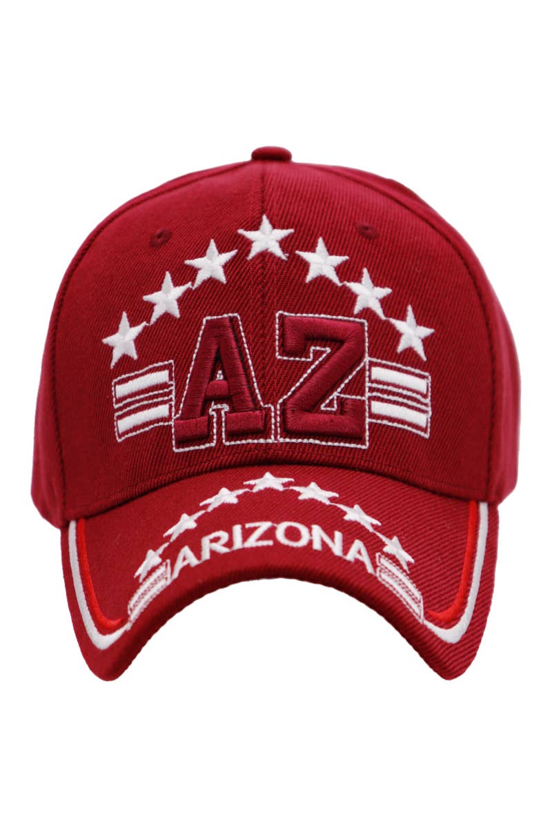 Cap Zone – wholesale Baseballkeps - Unisex – Arizona AZ Star Stripe basebollkeps med kardborreband8