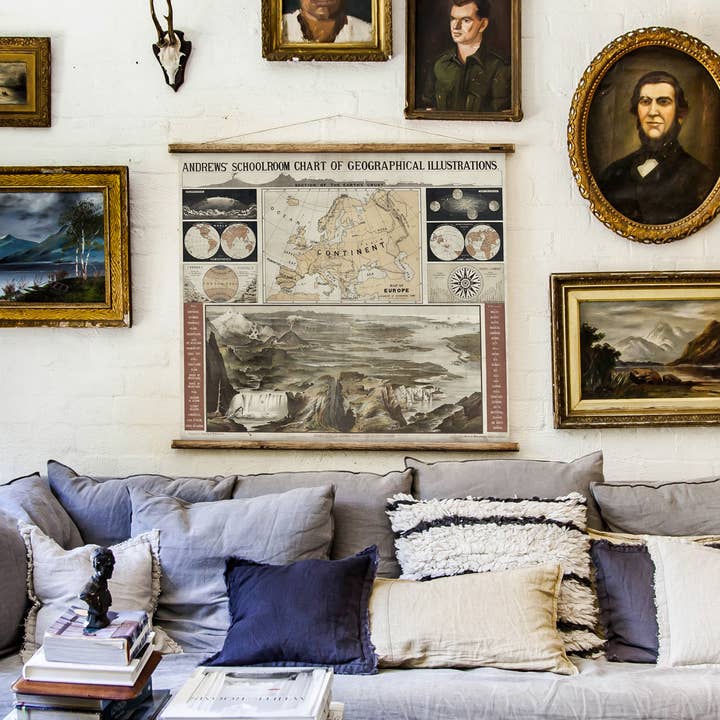 Schoolroom Geography - Wall Chart for wholesale by ERSTWHILE