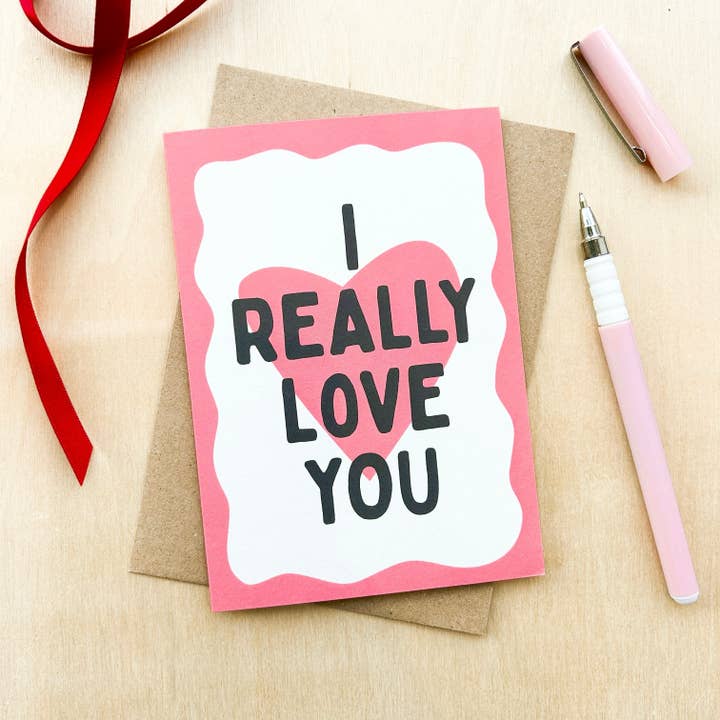 Tarjeta de Taza de Café Reciclada "Te Quiero Mucho" para venta al por mayor de Coffee Cup Cards