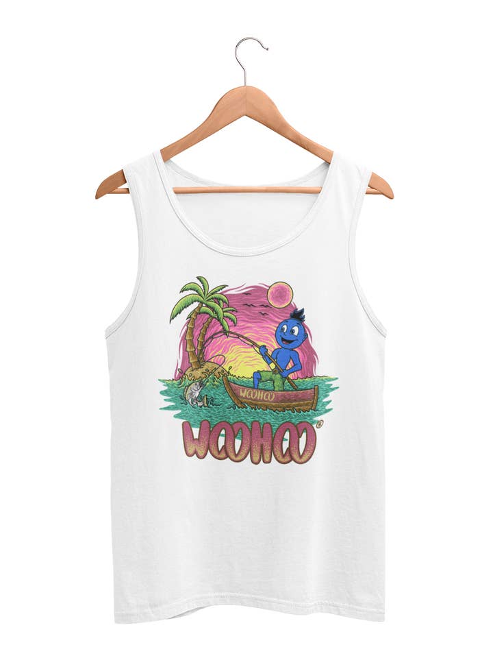 Débardeur pour homme « Woohooberry Outdoors Sports-Fishing » pour la vente par WooHoo Apparel