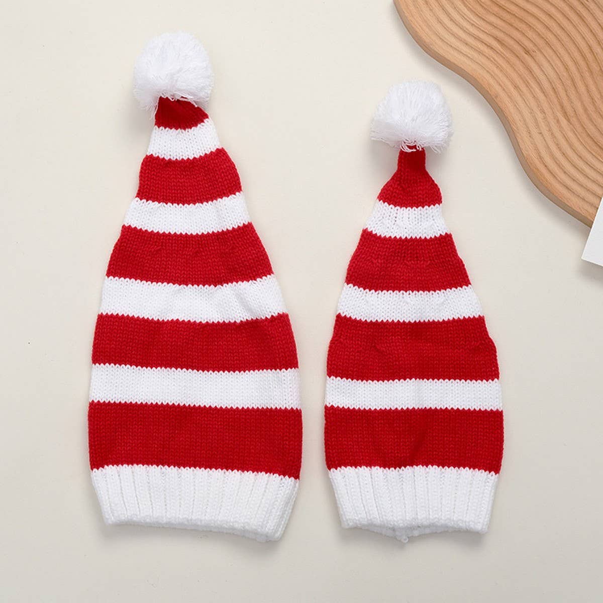 NINEXIS - Wholesale Beanie - Women's - CWAH04352_RED WHITE CHRISTMAS KNIT BEANIE HAT10