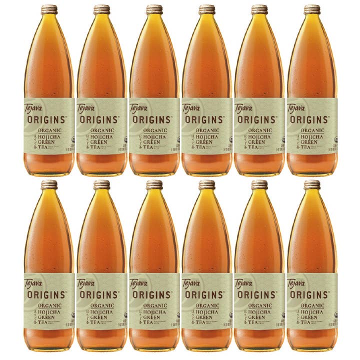 Crystal Geyser Water Company - Wholesale Iced Tea - Tejava Origins Hojicha Green Tea - 1 Liter 12pk Glass Bottle5