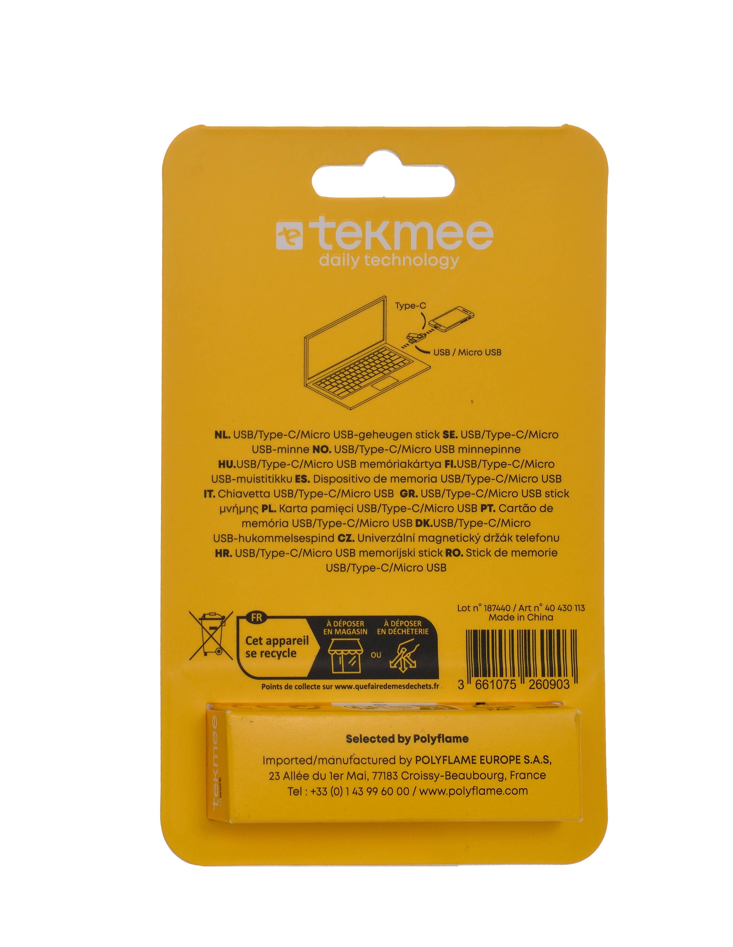 Tekmee - Wholesale Klein/handapparaat - 16 GB 3-in-1 USB-flashdrive4