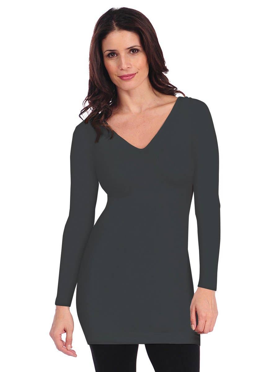 TINA Stephens Italy/Tees By Tina - Wholesale Tunic - Women's - Long Sleeve U/V Reversible Tunic (351TS)2