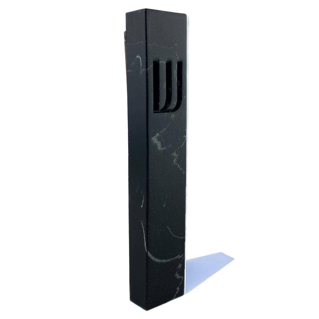 A&S Mezuzot - Vente Décorations de table - Pierre marbrée noire1