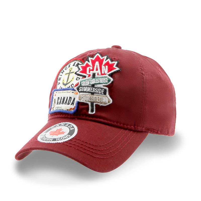 Northern Icons Canada - Wholesale Baseball Cap - Unisex - Prince Edward Island Multi-patch Cap11