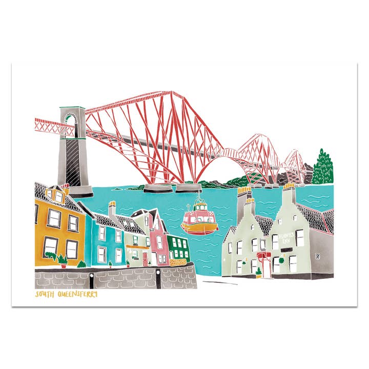 South Queensferry Print for wholesale by Victoria Rose Ball